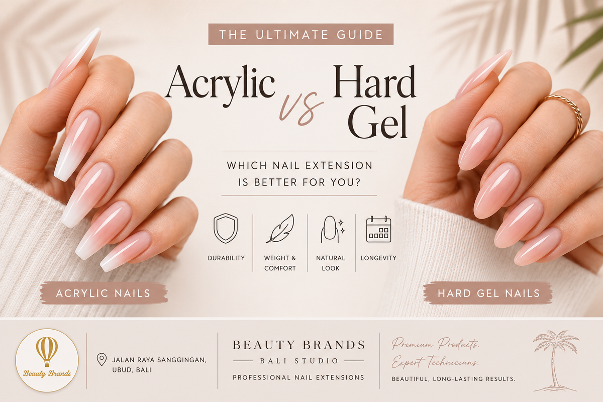 Acrylic vs Hard Gel: Which Nail Extension Is Better? | Ubud
