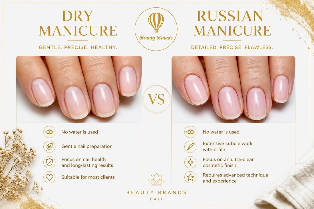 Dry Manicure vs Russian Manicure| Beauty Brands Bali