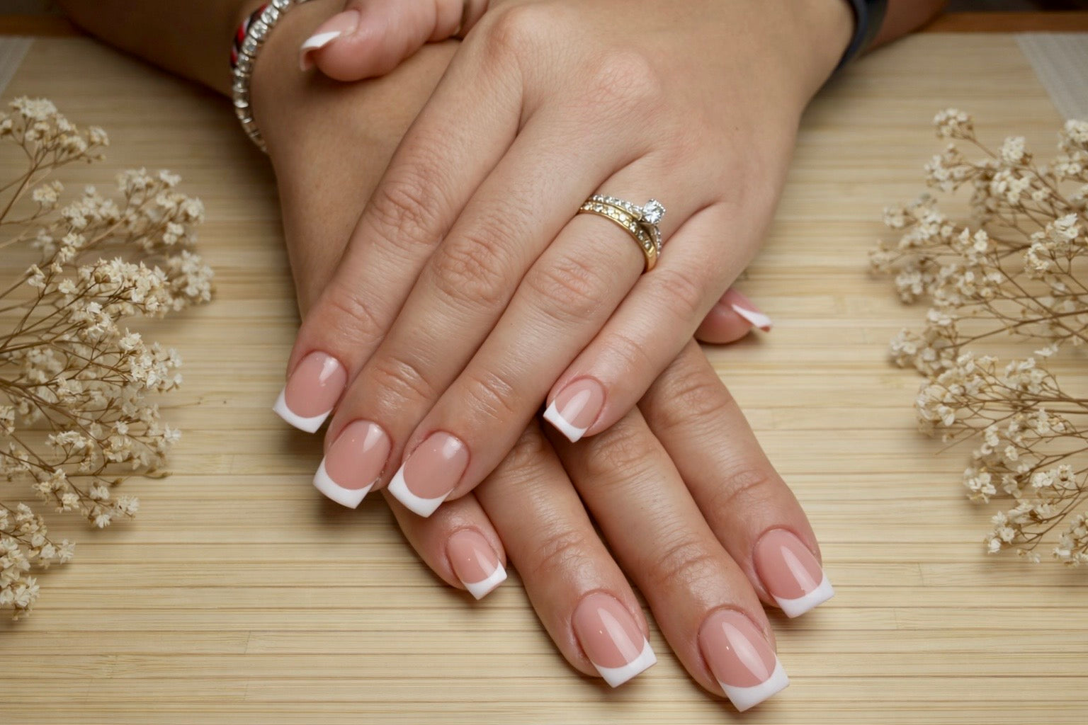 Acrylic Powder Extension with French Tip