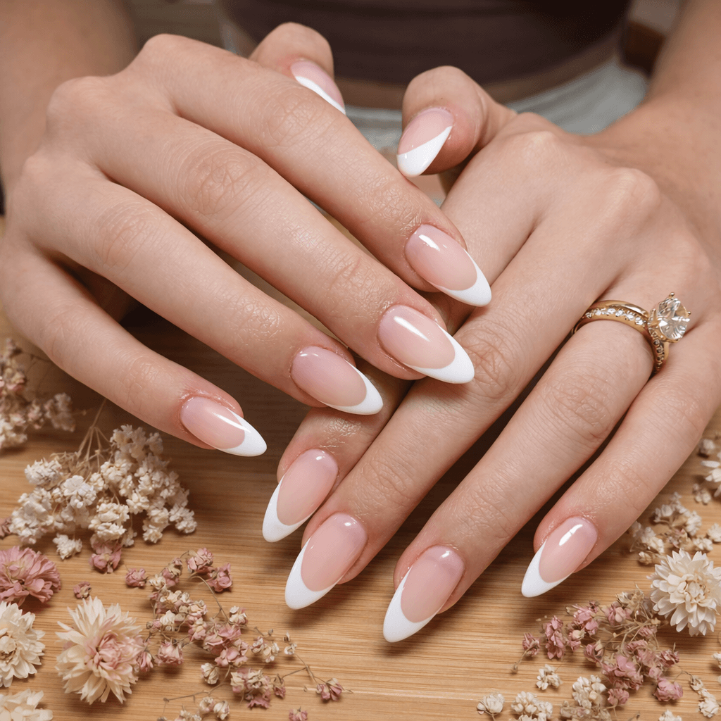 Built Acrygel Extension with French Tip