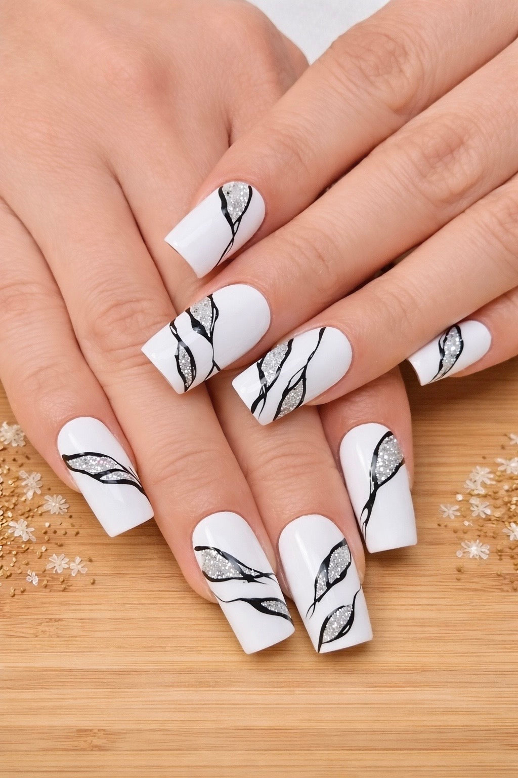 Acrylic Powder Extension & Elegant Design