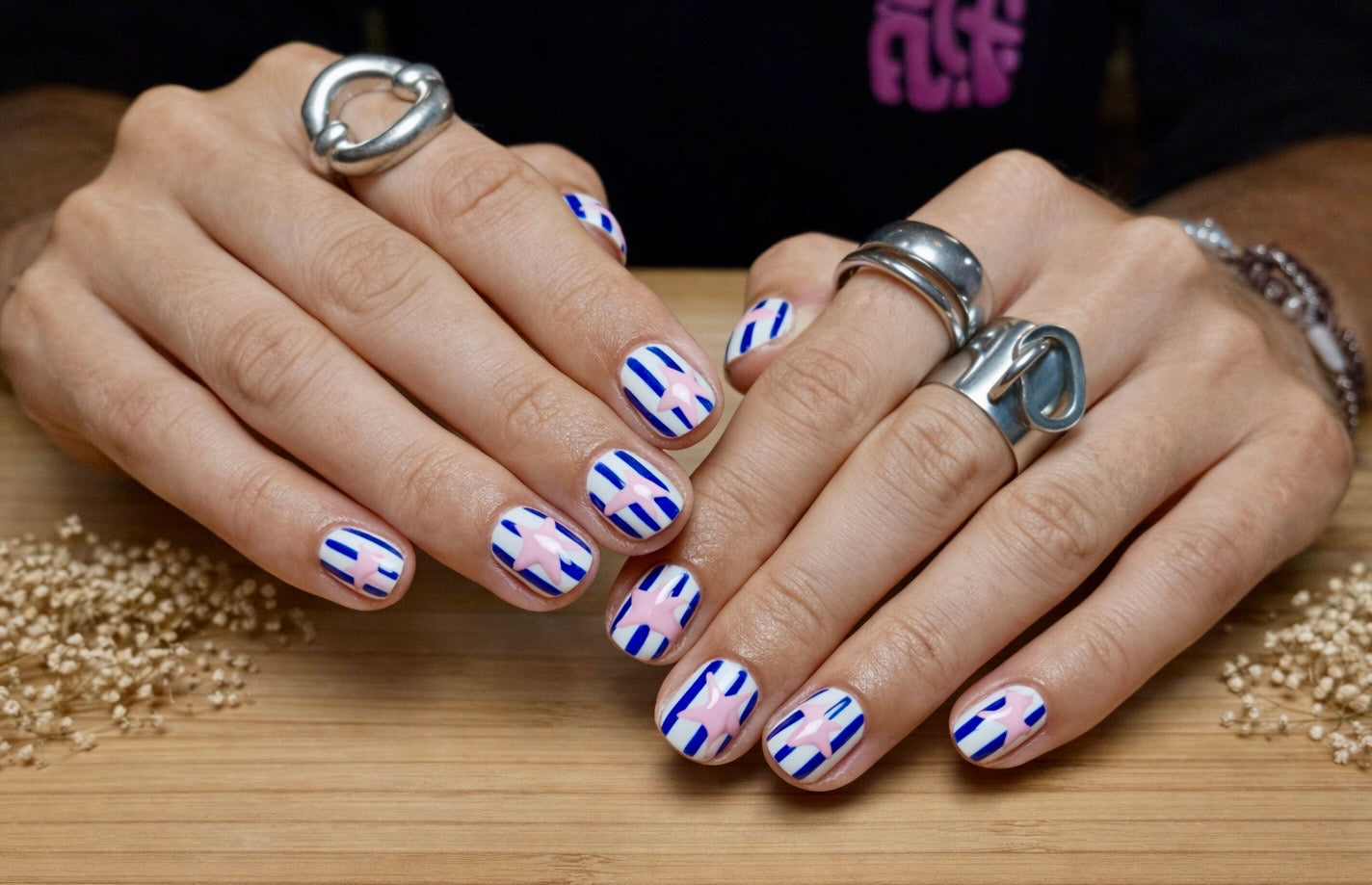 Reinforced Gel Manicure with this Design