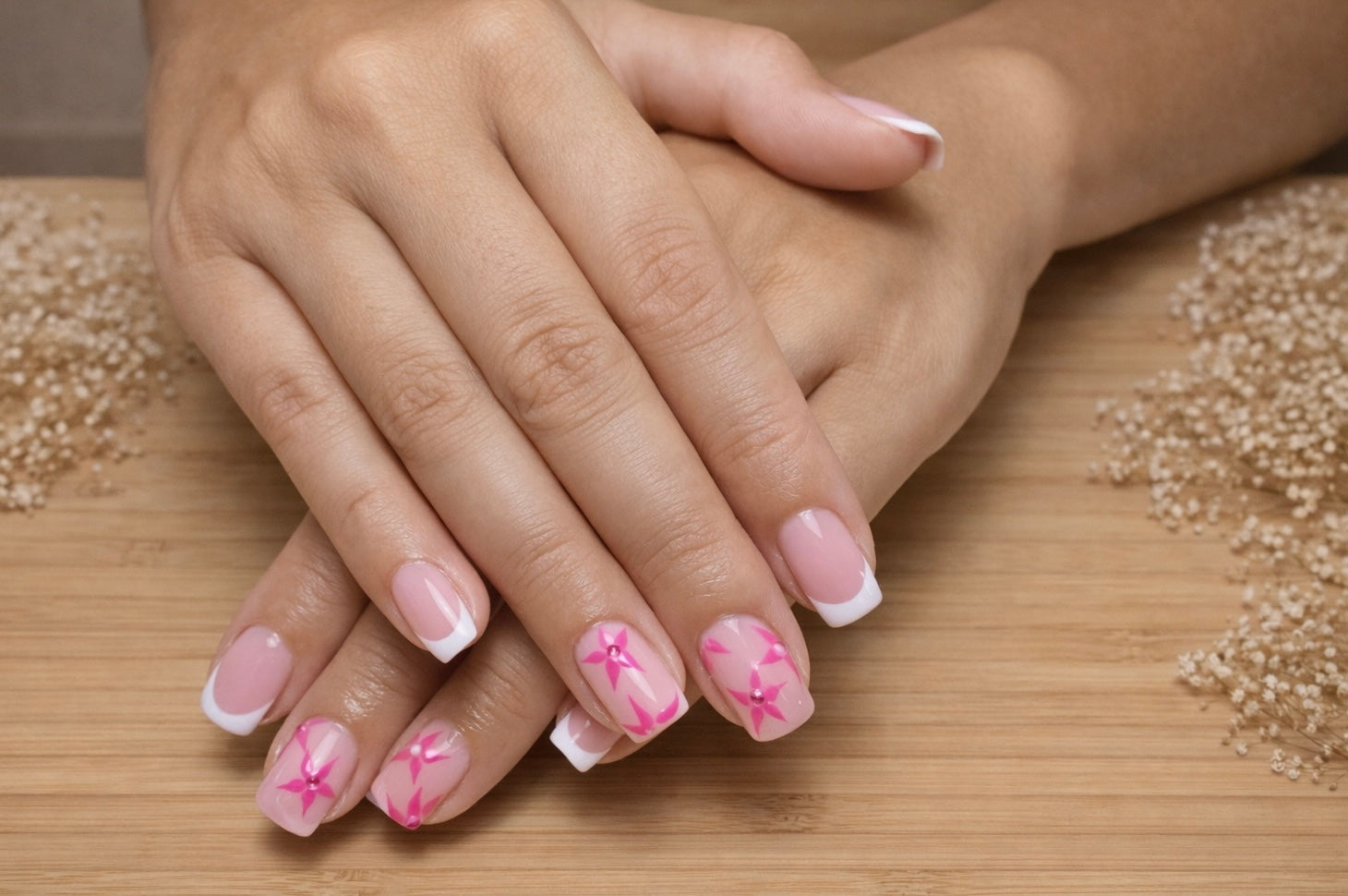 Reinforced Gel Manicure with this Design